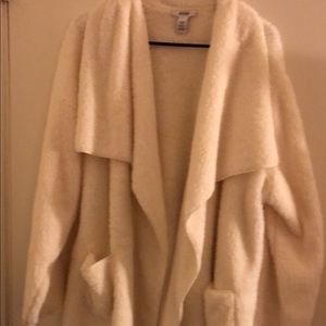 Plus Size NWOT Alfani Faux Fur Cardigan